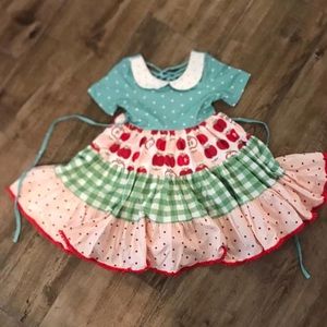 SweetHoney Apple flair dress NWT